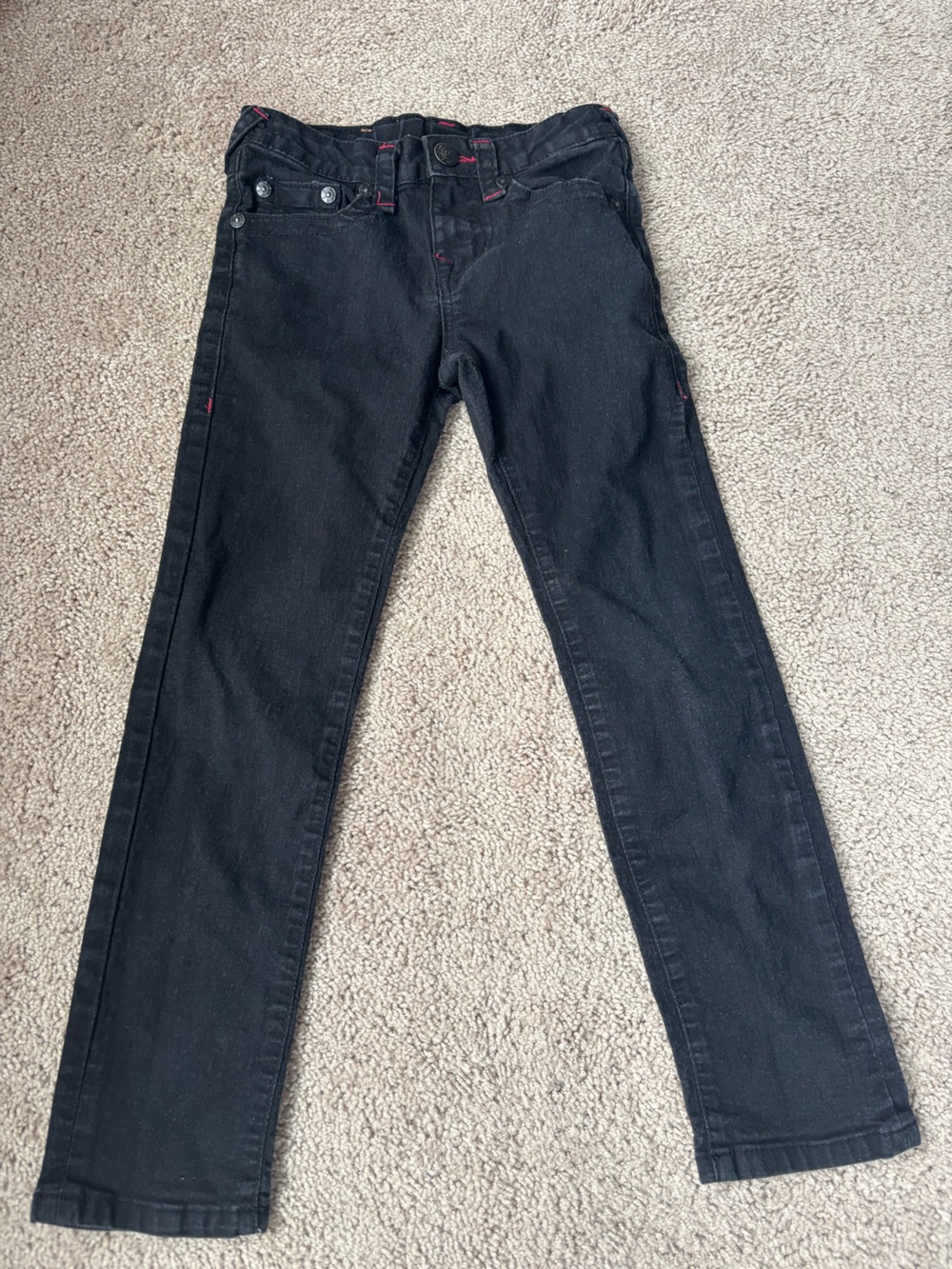 Black True Religion Jeans - Boys Size 8